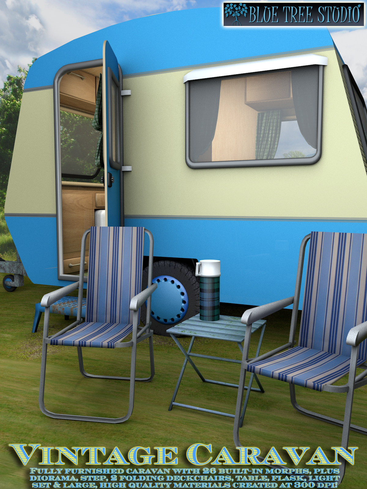 Vintage Caravan by N/A