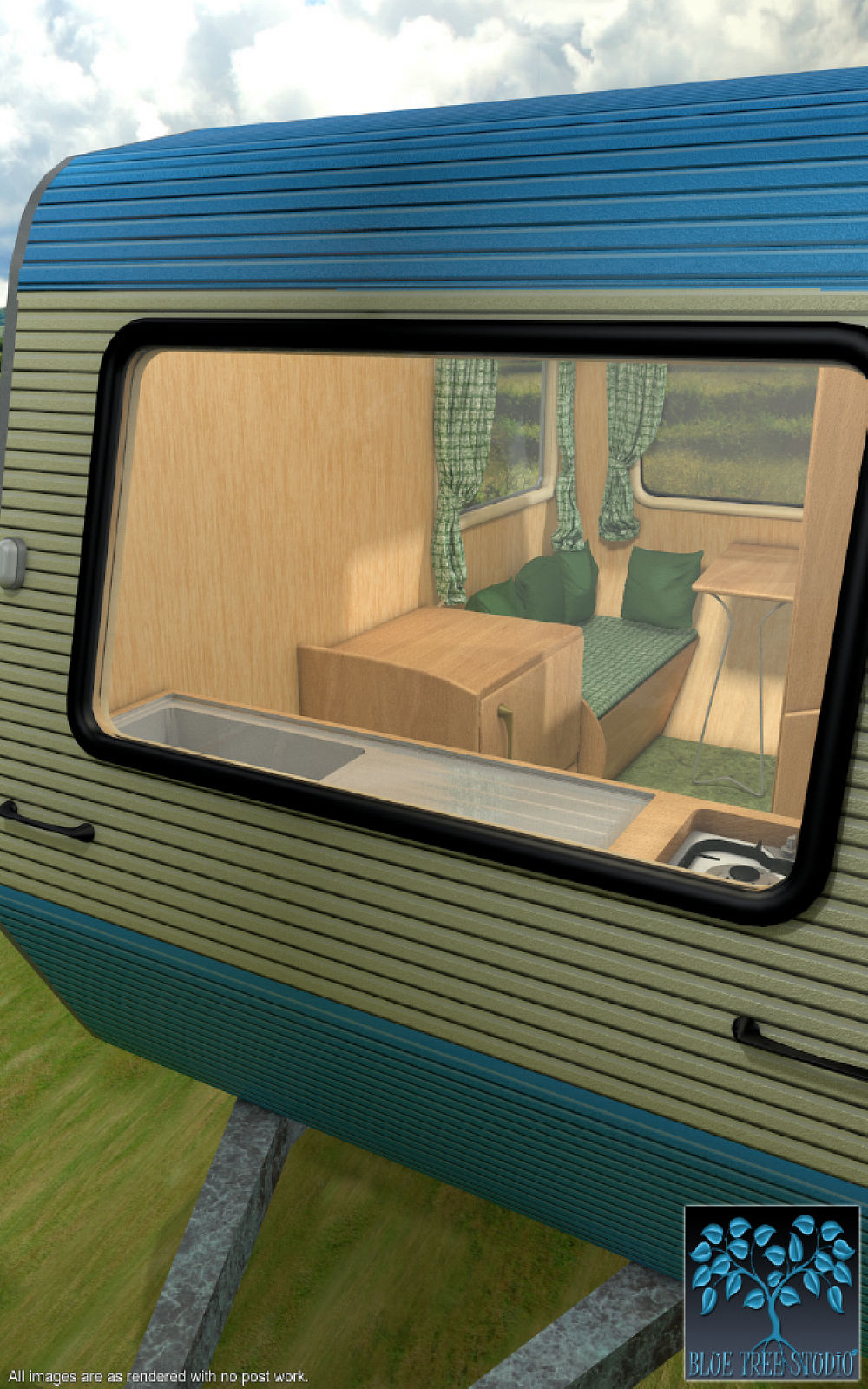 Vintage Caravan by N/A