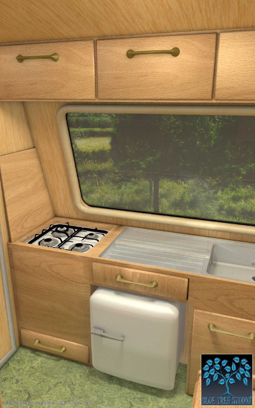 Vintage Caravan by N/A