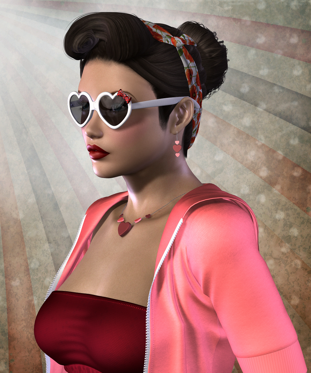 1940's Updo Hair by N/A