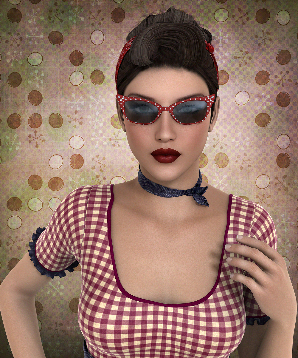 1940's Updo Hair by N/A