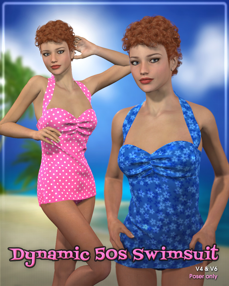 Dynamic 50s Swimsuit by N/A