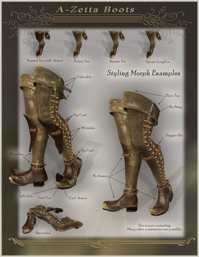 A-Zetta Boots by N/A