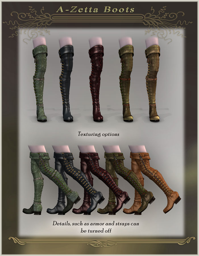 A-Zetta Boots by N/A