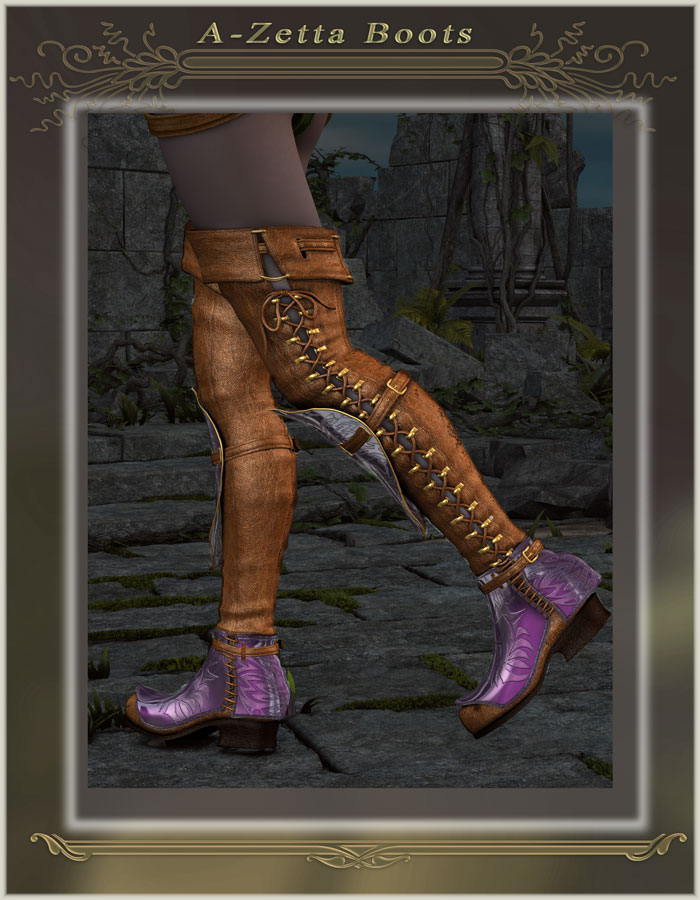 A-Zetta Boots by N/A