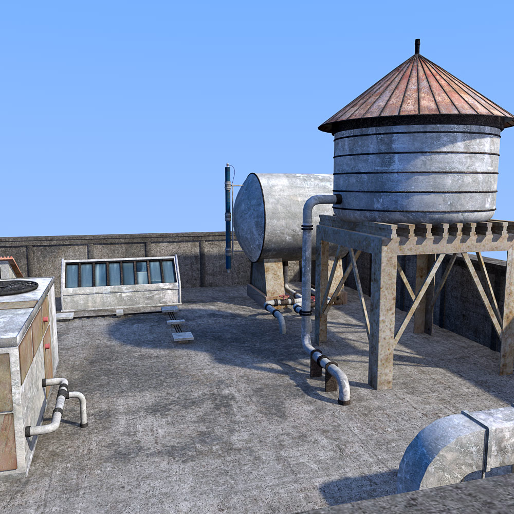 Rooftop environment set by N/A
