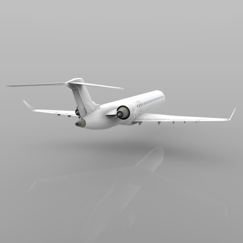 Bombardier CRJ-705  3ds/ obj/ lwo by N/A