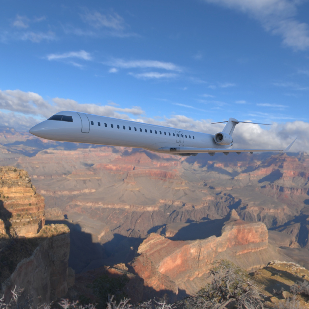 Bombardier CRJ-705  3ds/ obj/ lwo by N/A