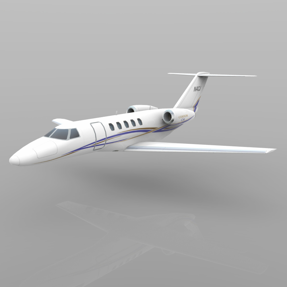 Cessna Citation CJ4 (3ds/ obj/ lwo) by N/A