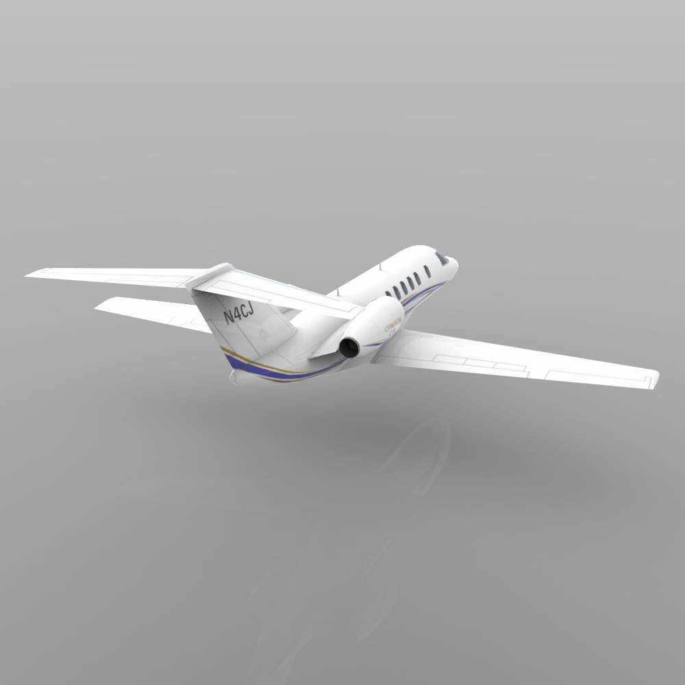 Cessna Citation CJ4 (3ds/ obj/ lwo) by N/A