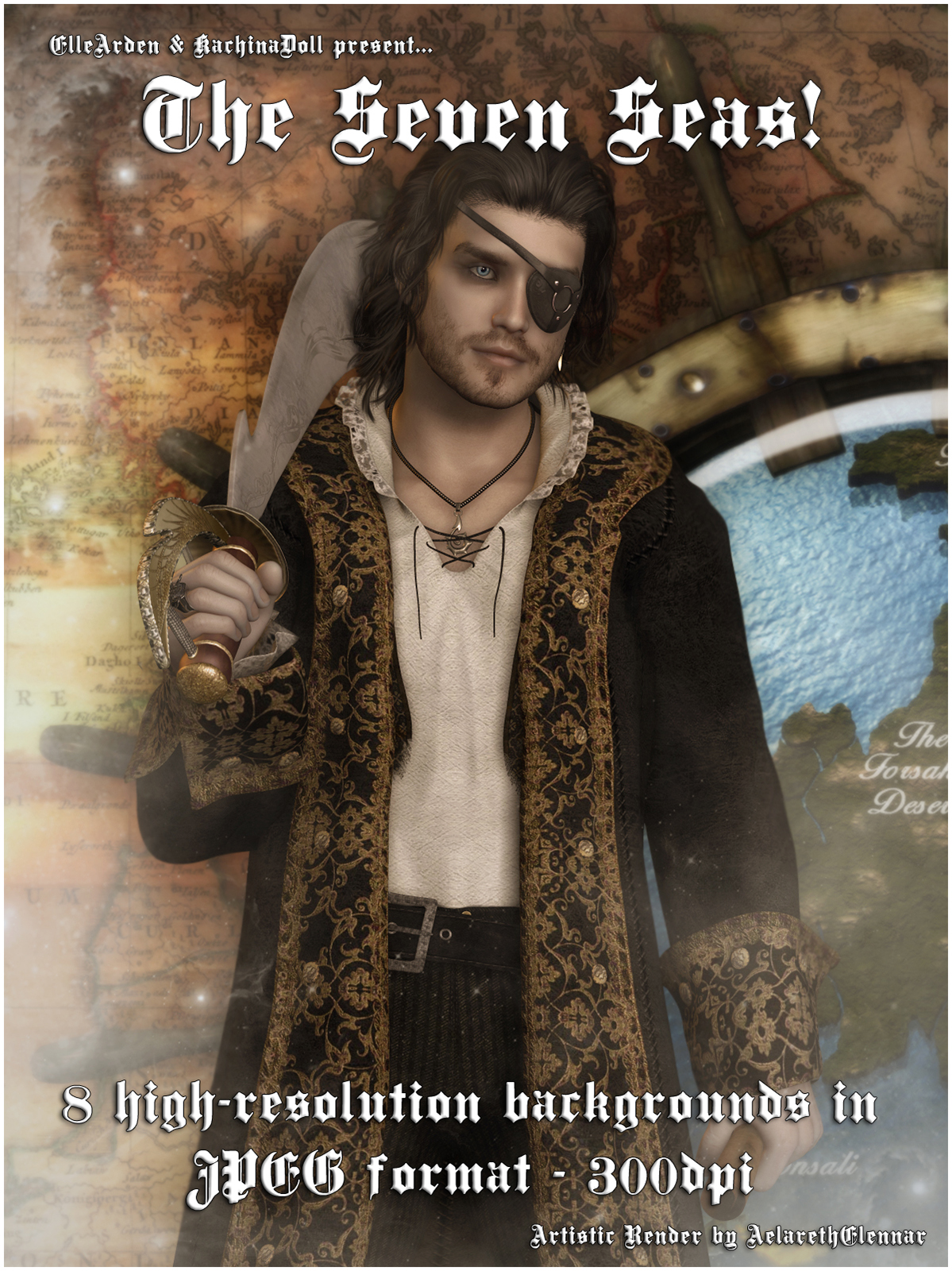 The Seven Seas - Pirate Backgrounds by N/A