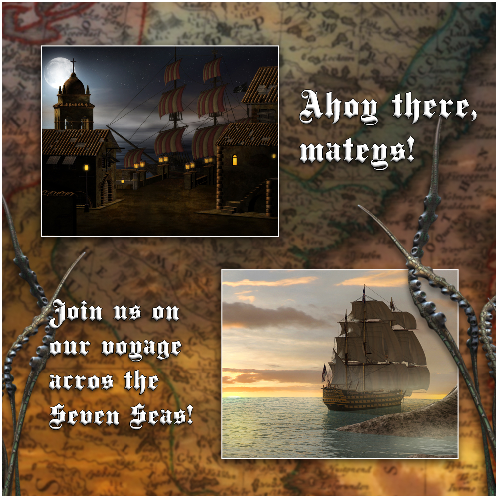 The Seven Seas - Pirate Backgrounds by N/A
