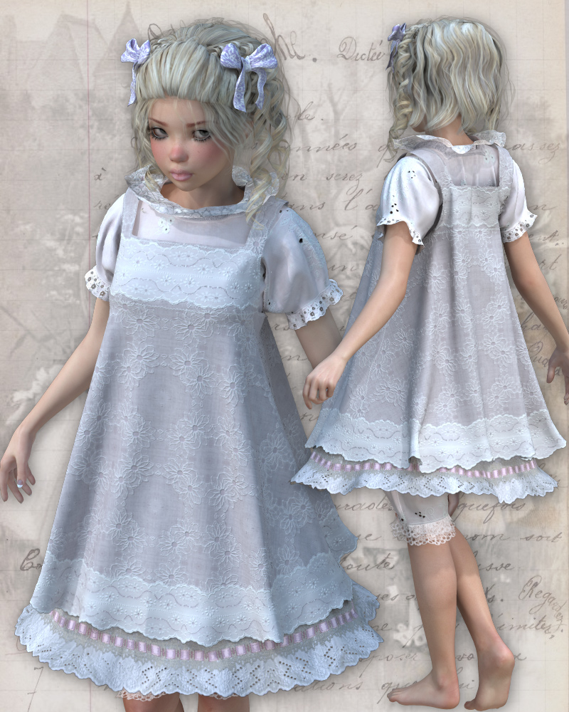 PetiteFilleModele Dynamic clothing for V4 by N/A