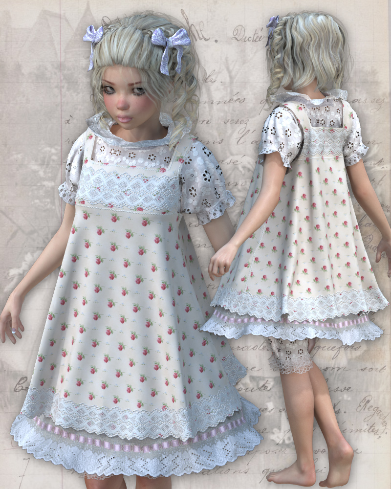 PetiteFilleModele Dynamic clothing for V4 by N/A
