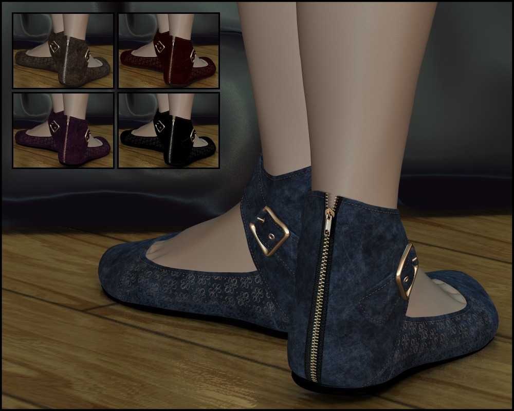 Steppin' : Sierra Ankle Strap Shoes by N/A