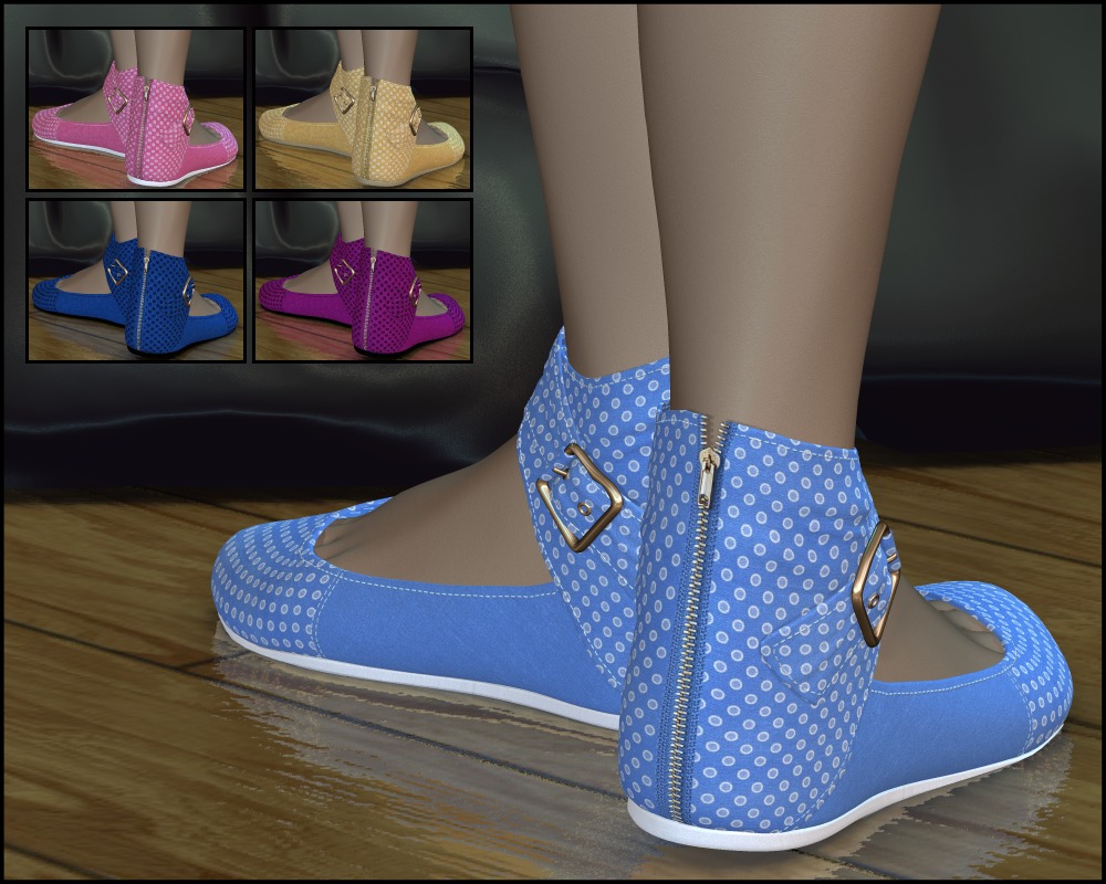Steppin' : Sierra Ankle Strap Shoes by N/A