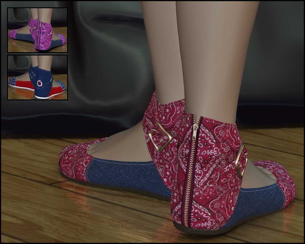 Steppin' : Sierra Ankle Strap Shoes by N/A
