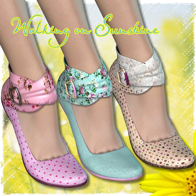 AM: Walking on Sunshine - 24 Styles for Sierra-Ankle-Strap by N/A