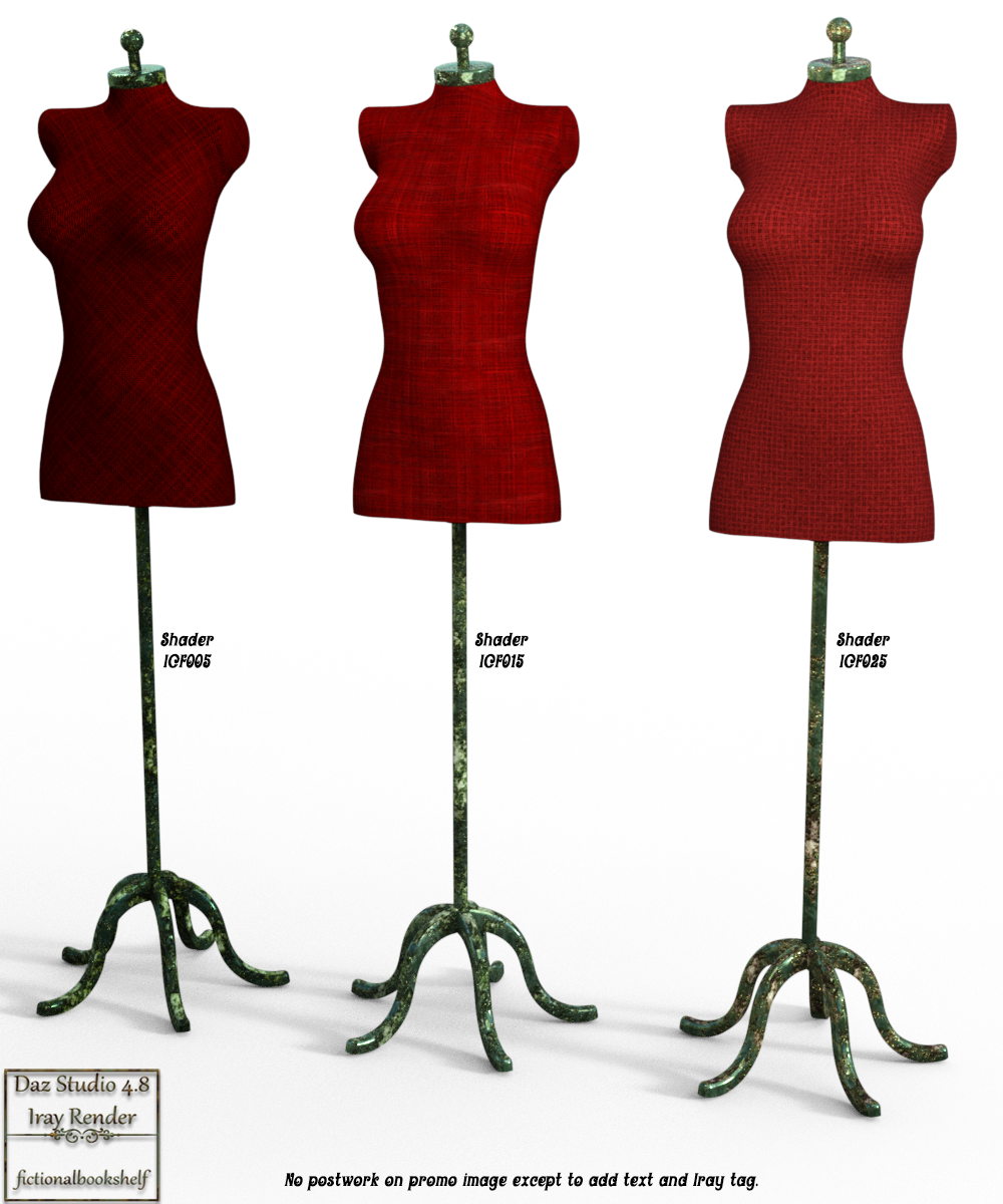 Iray Coarse Fabric Shaders by N/A