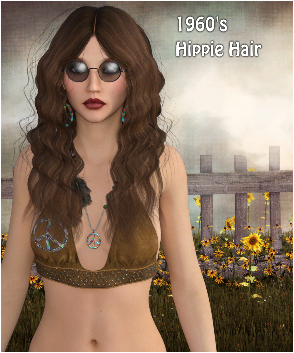 1960's Hippie Hair by N/A