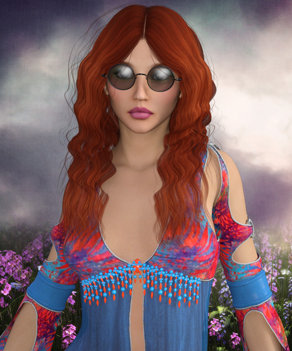 1960's Hippie Hair by N/A