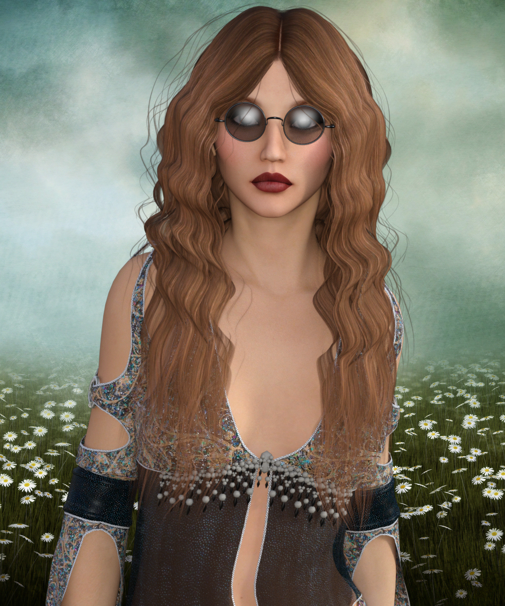 1960's Hippie Hair by N/A