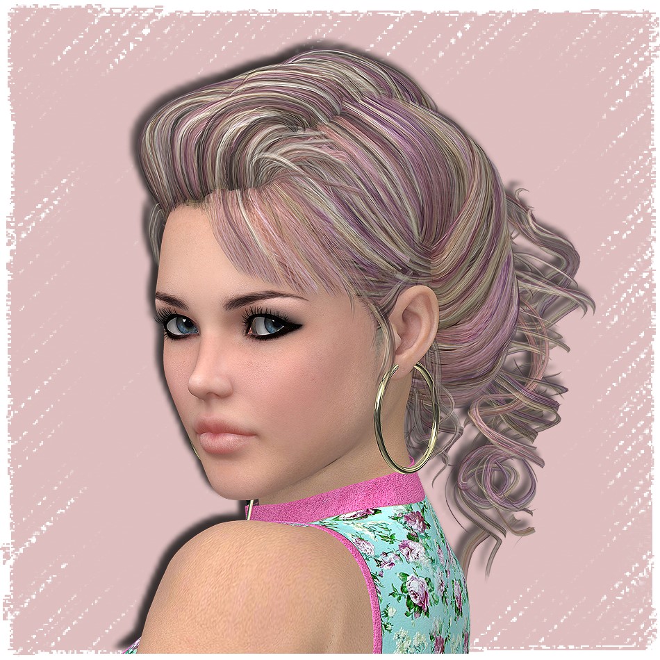 AM: Lovely - 50 Colors and 10 Styles for Pinque-Curls by N/A