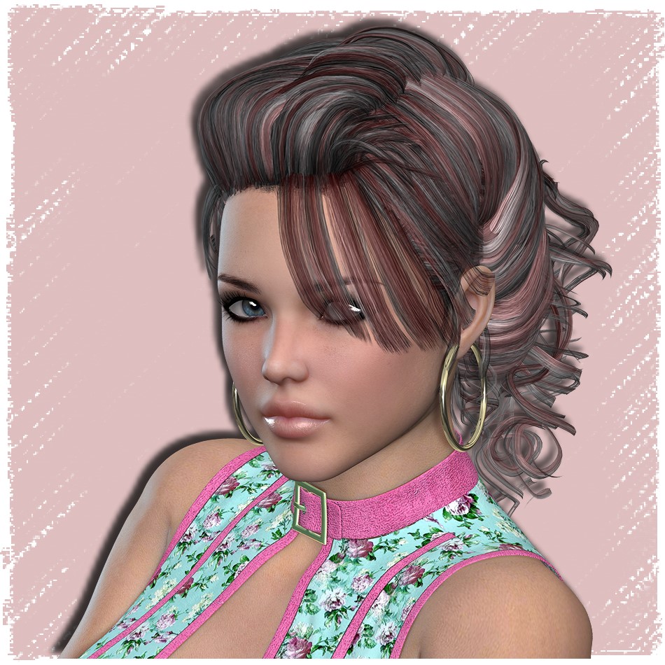 AM: Lovely - 50 Colors and 10 Styles for Pinque-Curls by N/A