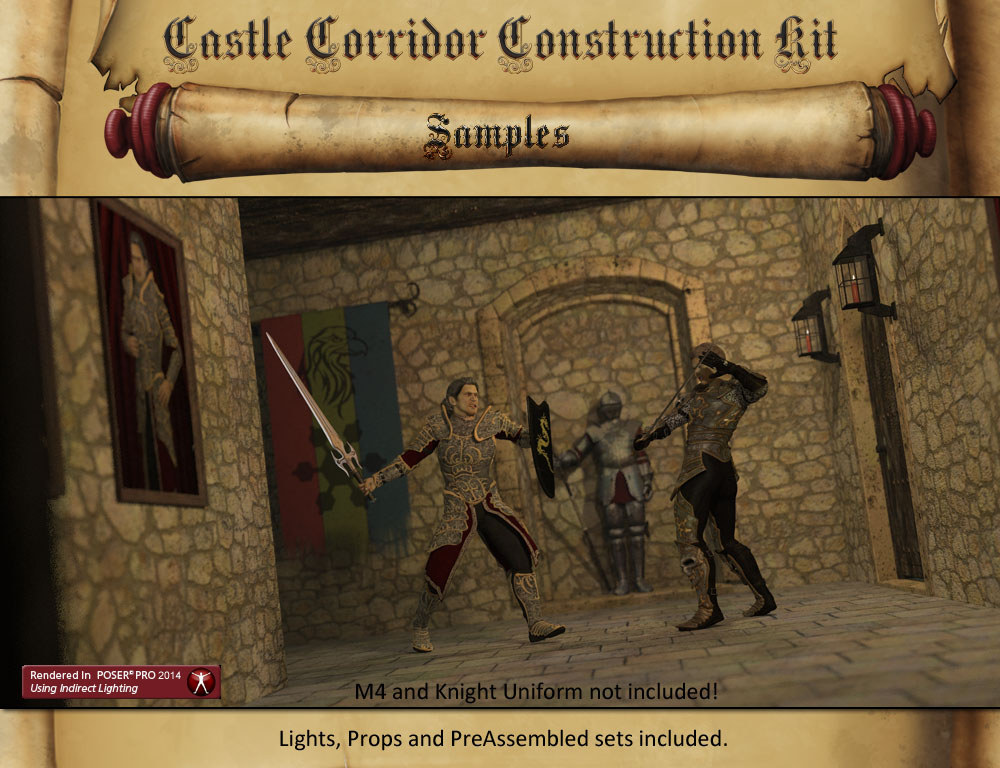 Castle Corridor Construction Kit by N/A