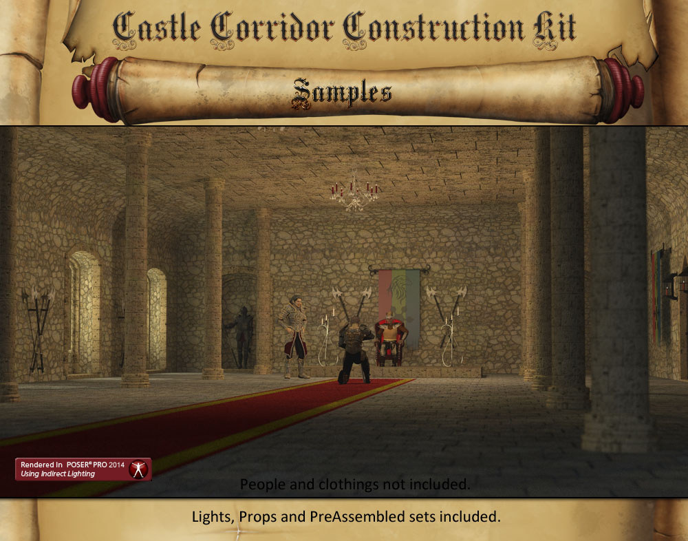 Castle Corridor Construction Kit by N/A