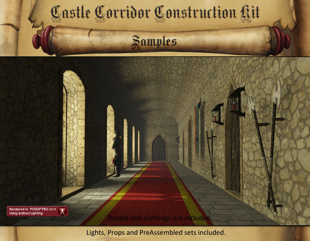 Castle Corridor Construction Kit by N/A