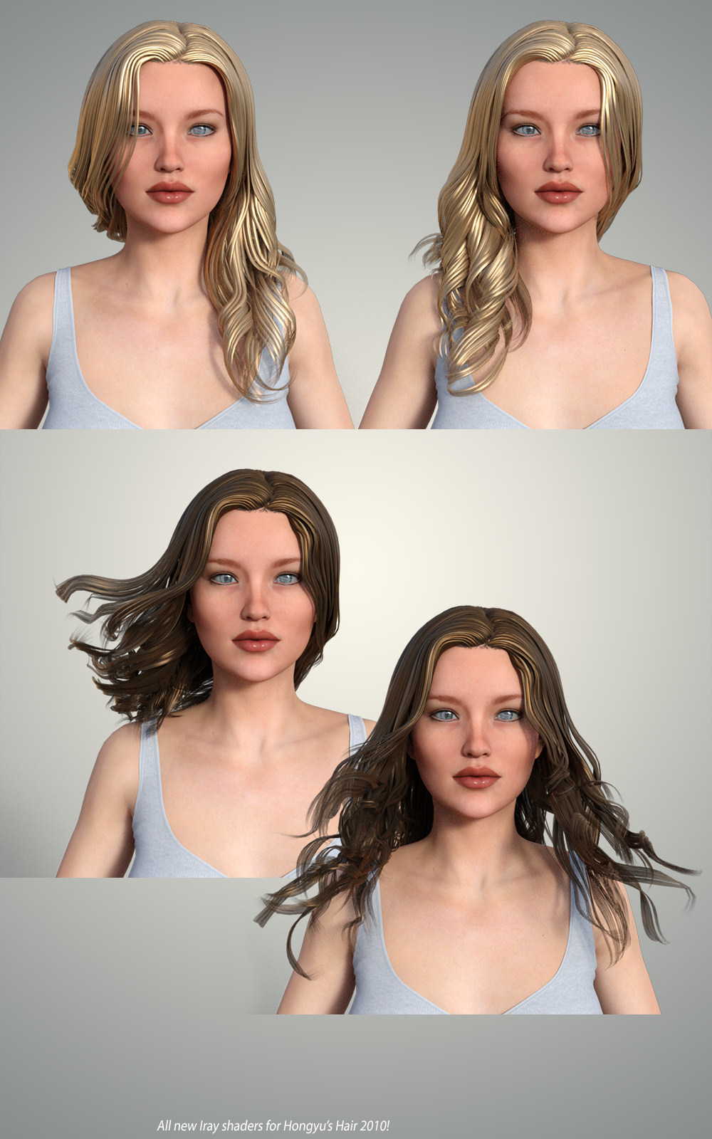 Hongyu's Hair 2010 for V6/Genesis2f by N/A
