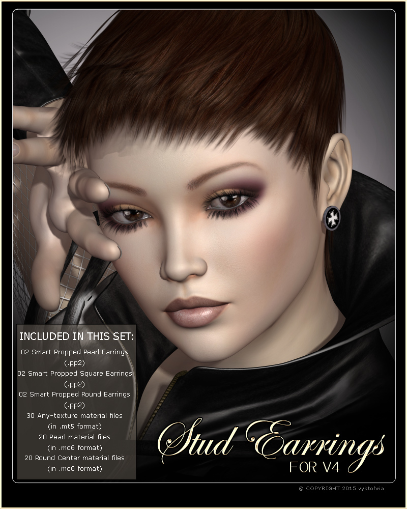 VYK_Stud Earrings by N/A