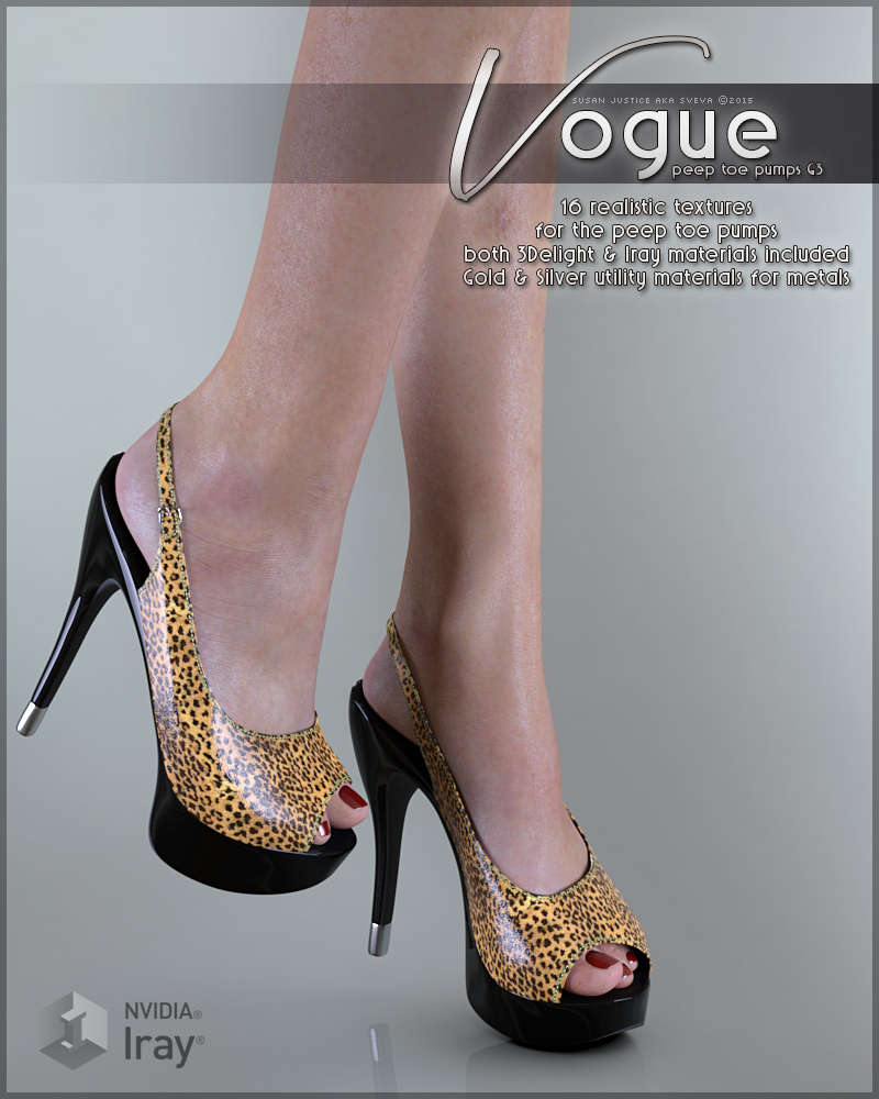 Vogue for Peep Toe Pumps G3 by N/A