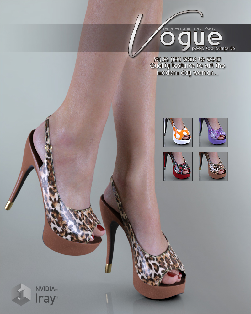 Vogue for Peep Toe Pumps G3 by N/A