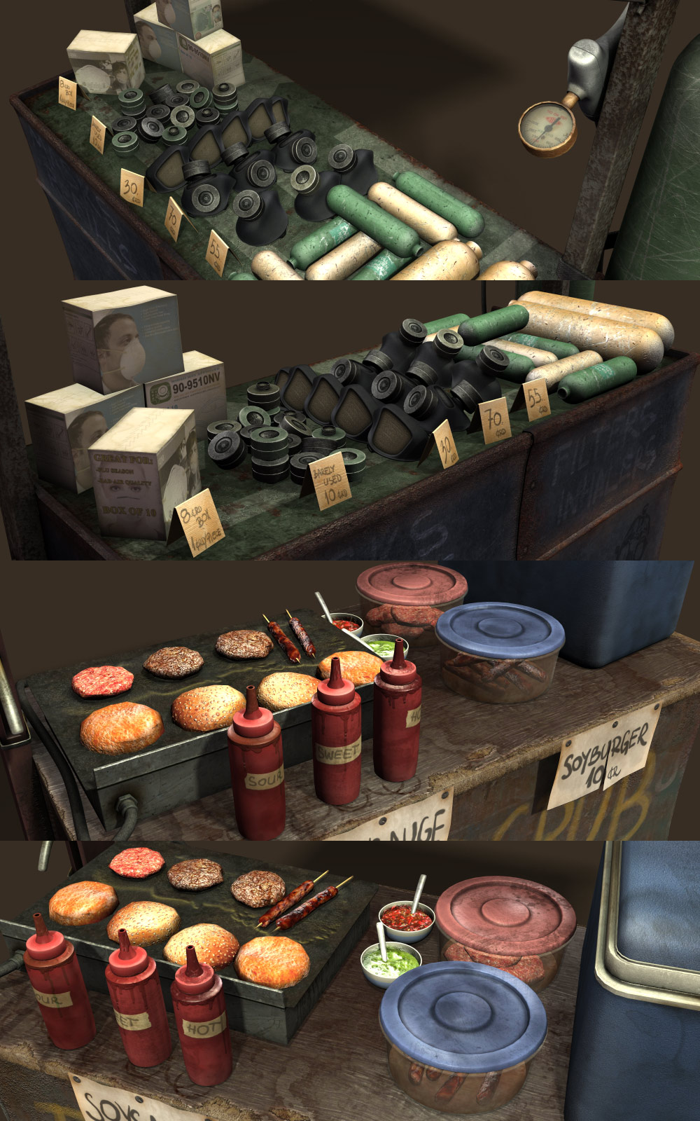 Street Shops by N/A