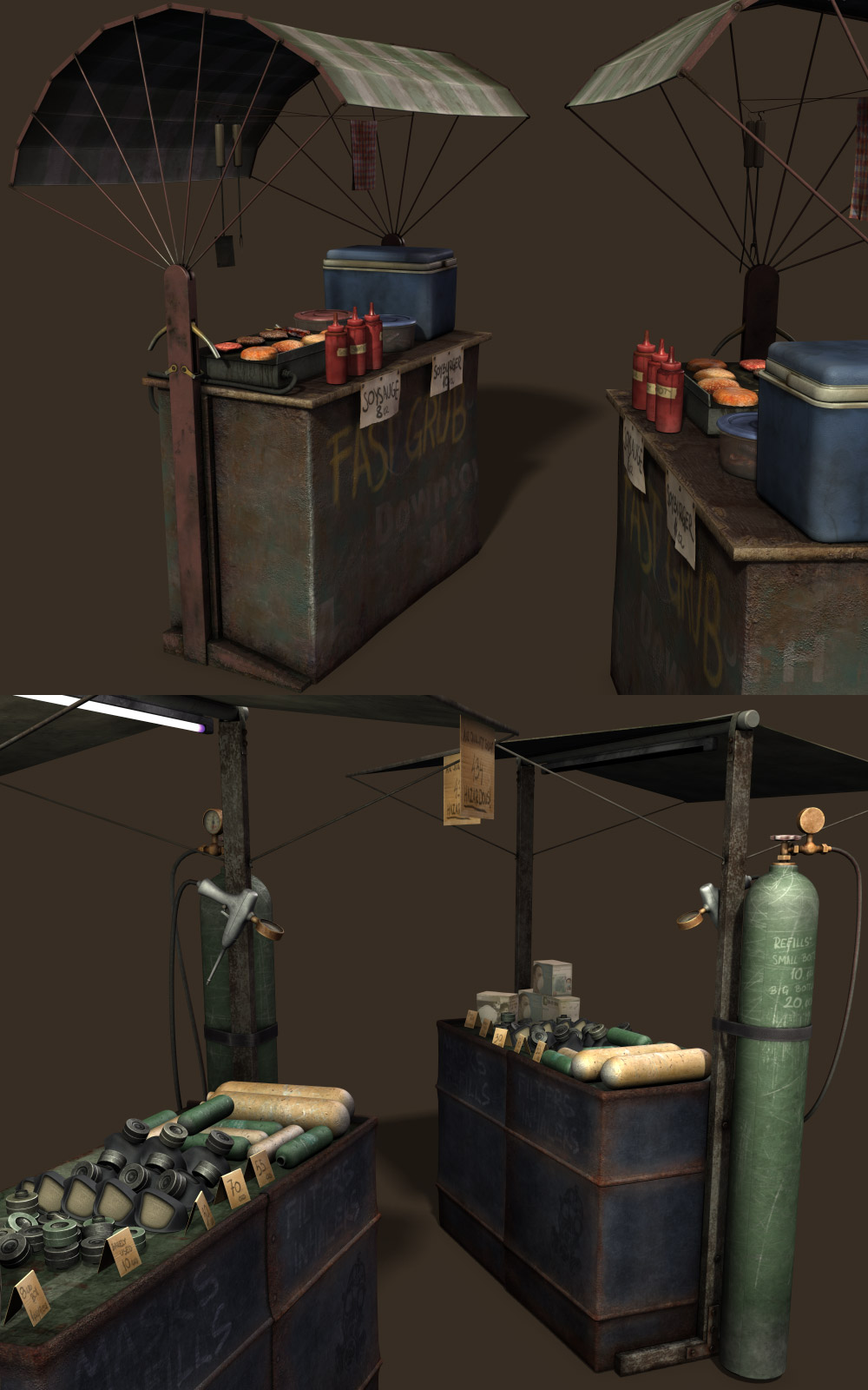 Street Shops by N/A
