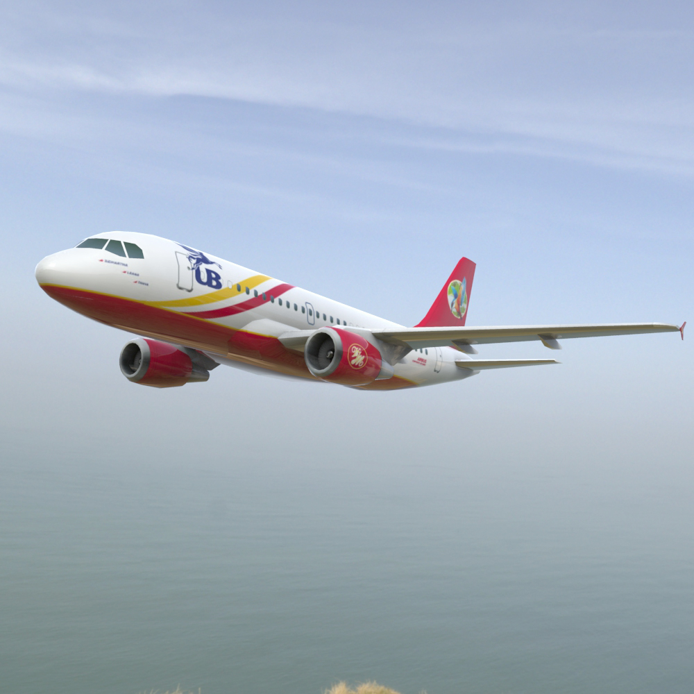 Airbus A-319  3ds And obj -  Extended License by N/A