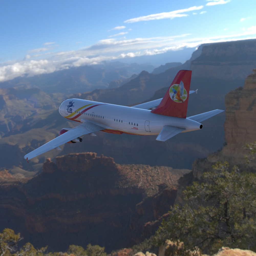 Airbus A-319  3ds And obj -  Extended License by N/A