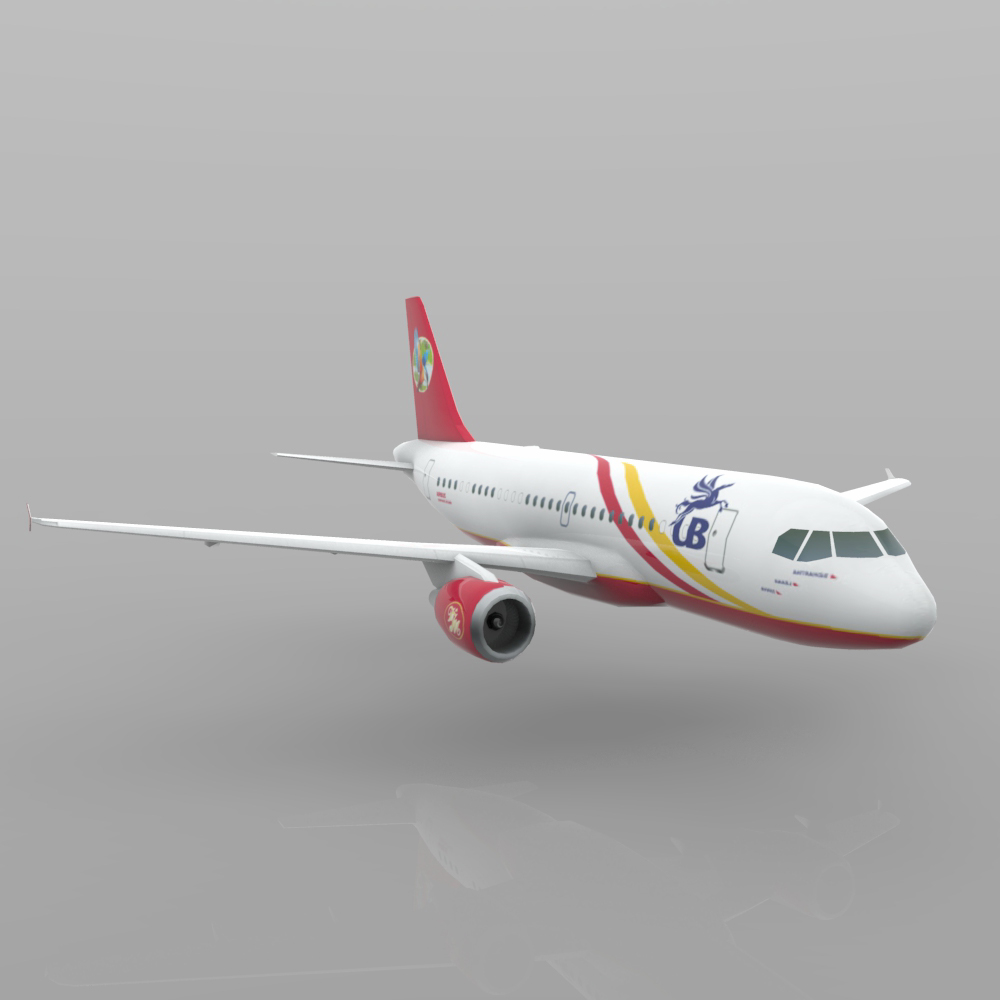 Airbus A-319  3ds And obj -  Extended License by N/A
