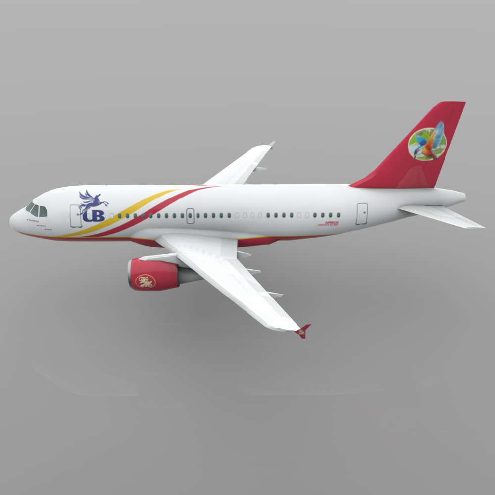 Airbus A-319  3ds And obj -  Extended License by N/A