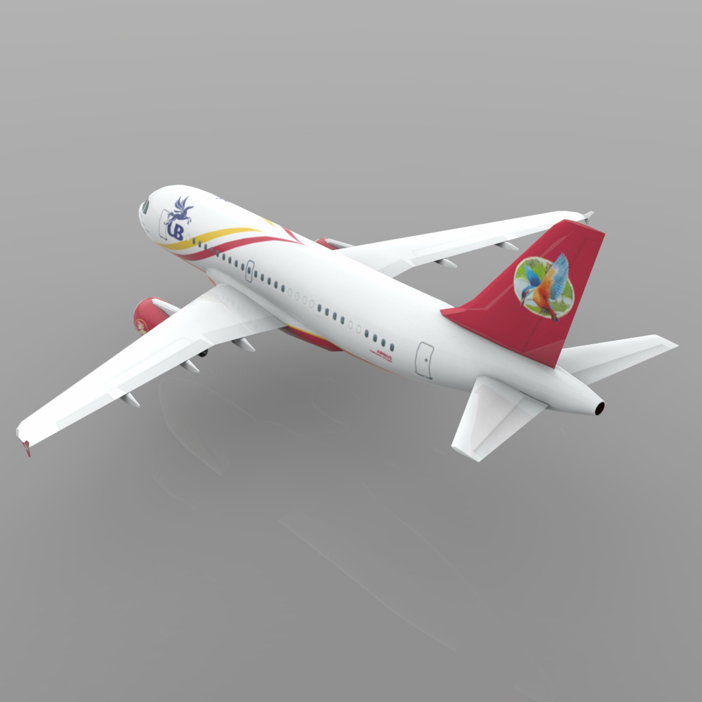 Airbus A-319  3ds And obj -  Extended License by N/A