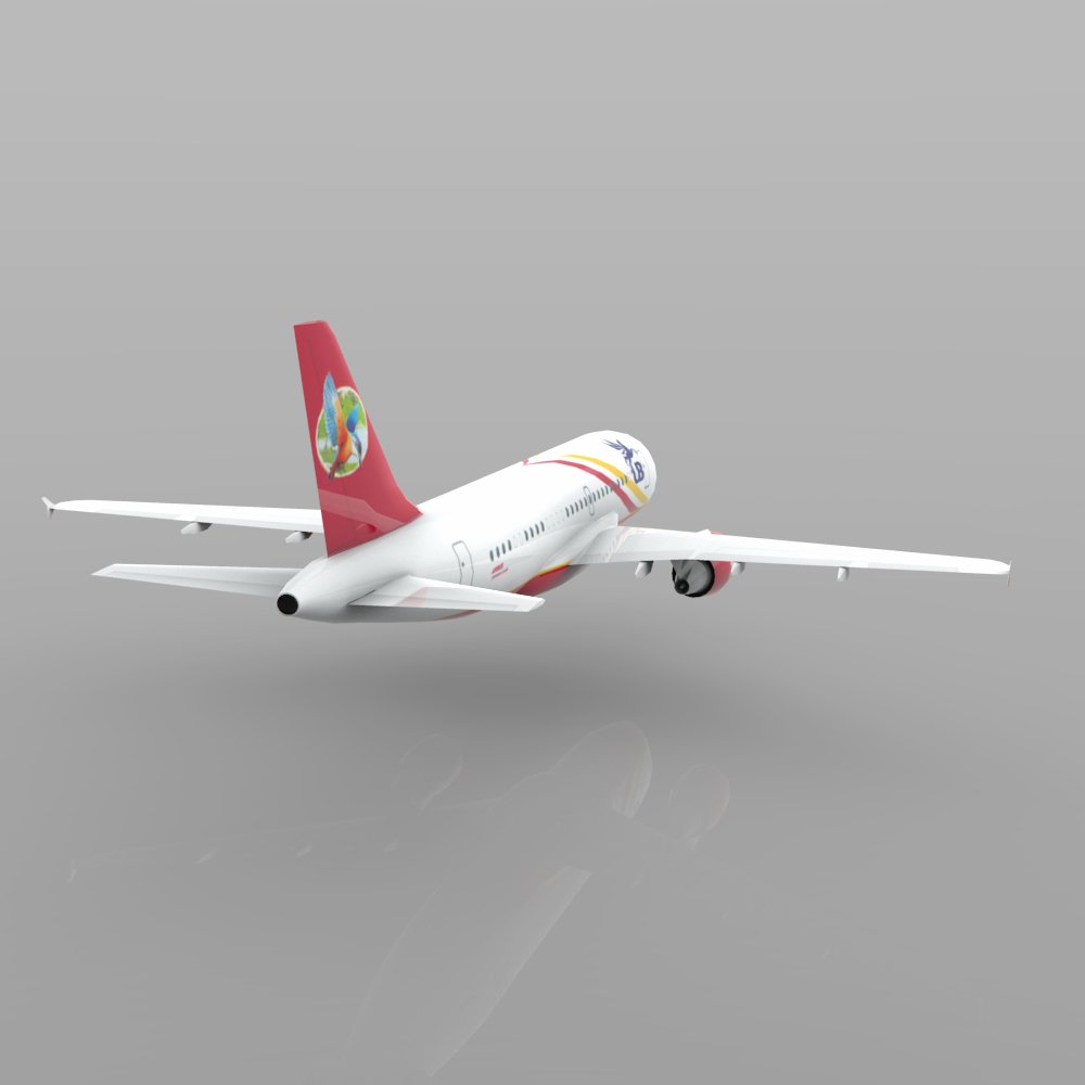 Airbus A-319  3ds And obj -  Extended License by N/A