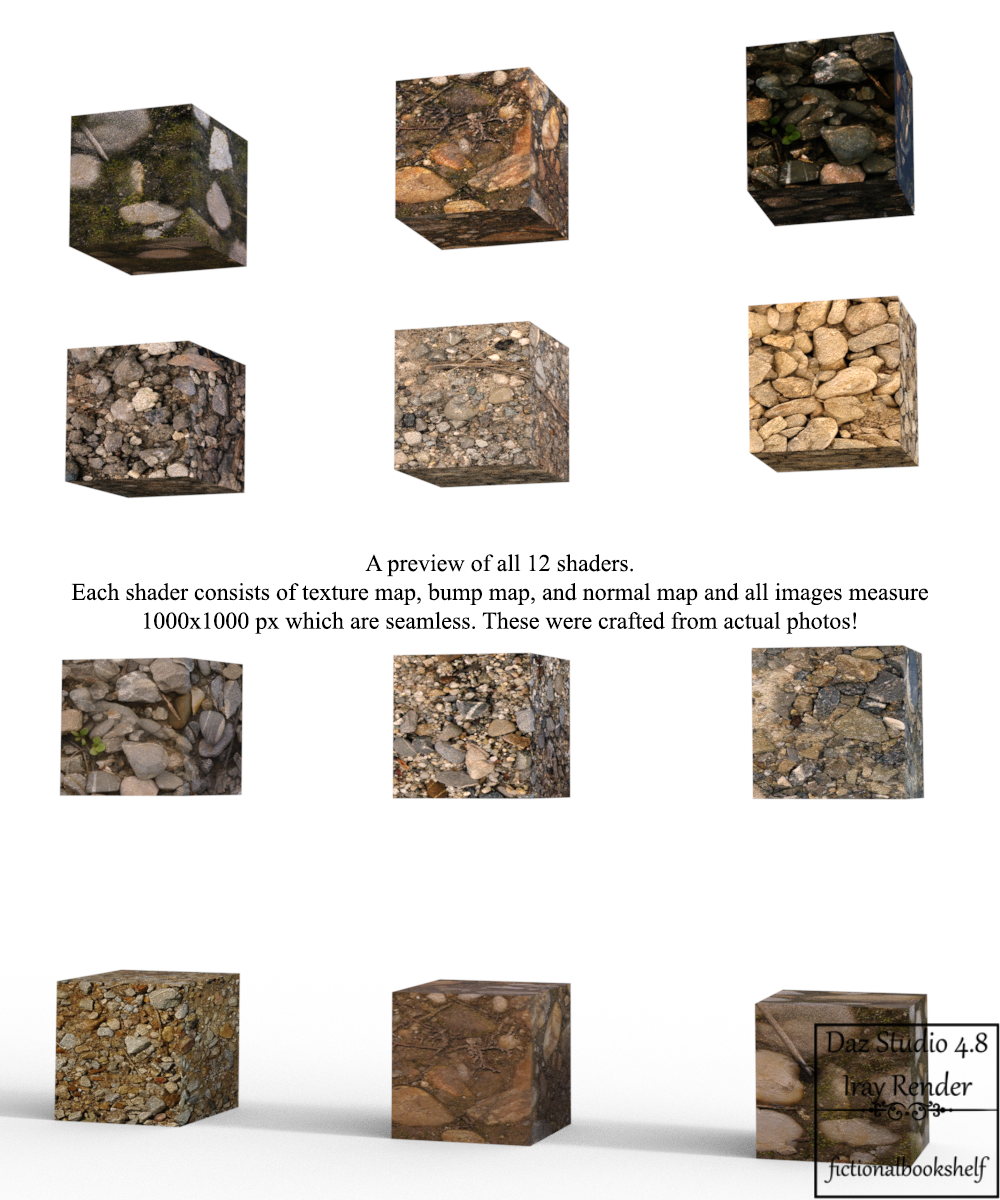Iray Rocky Ground Shaders by N/A