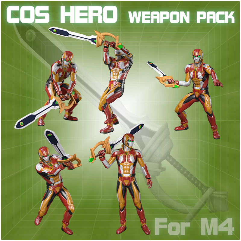 CosHero Weapon Pack for M4 by N/A