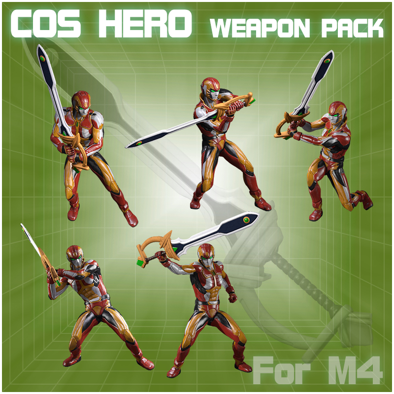 CosHero Weapon Pack for M4 by N/A