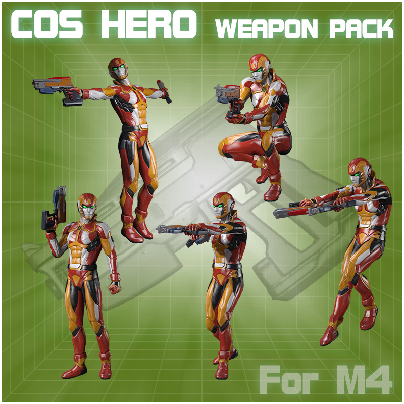 CosHero Weapon Pack for M4 by N/A