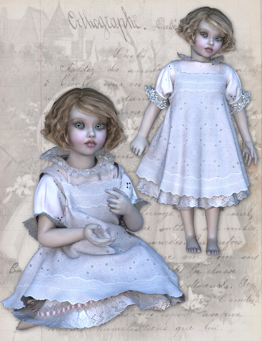 Petite Fille Modele for The Kids 4 by N/A