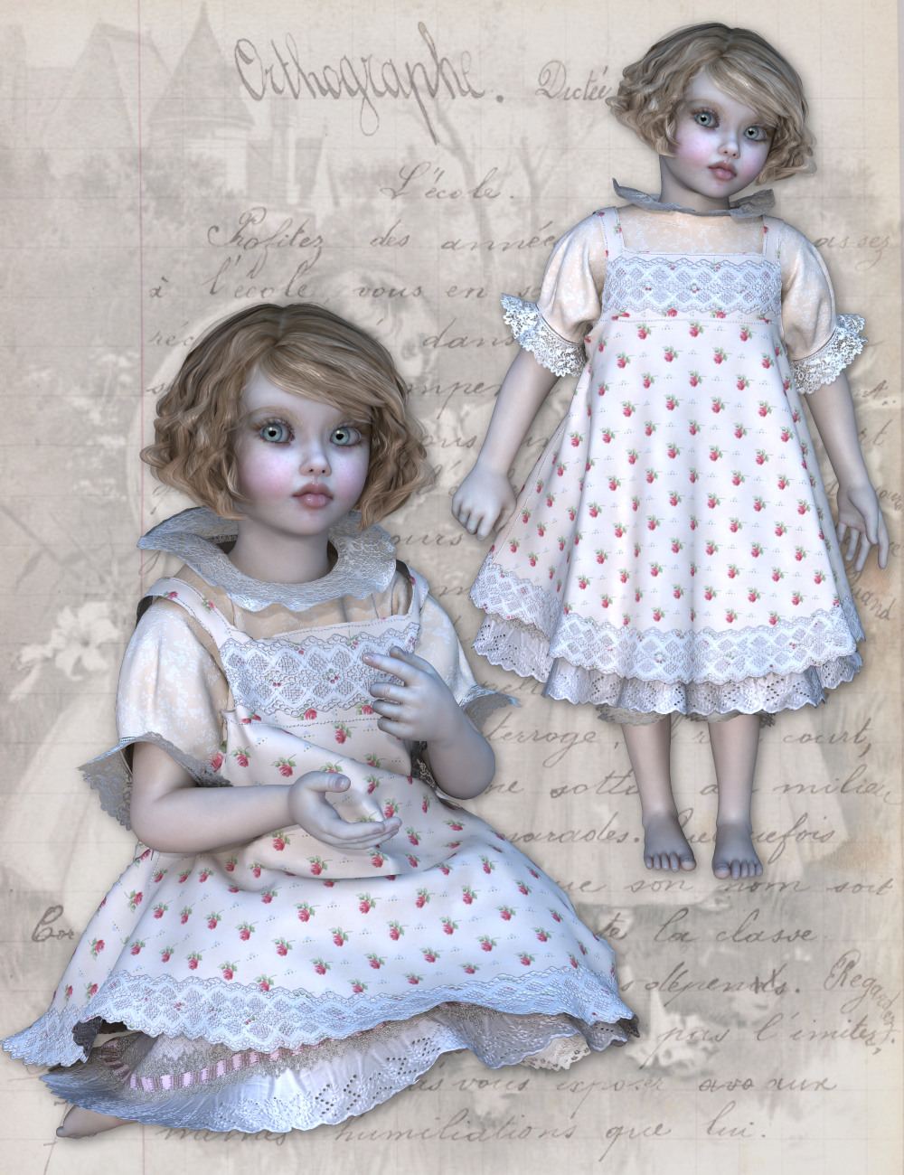 Petite Fille Modele for The Kids 4 by N/A