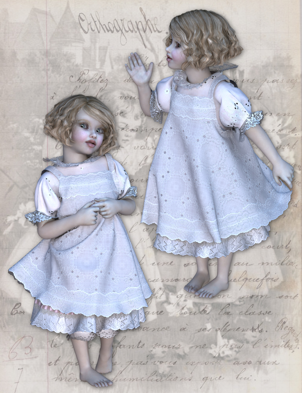 Petite Fille Modele for The Kids 4 by N/A